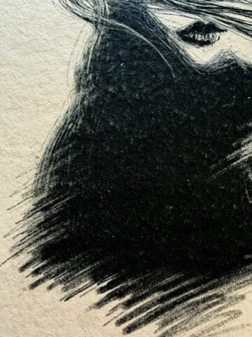 Danza. Tinta, 30 × 21 cm. Norelys Correa