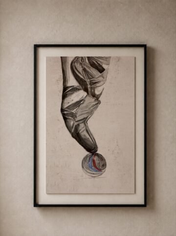 Equilibrio. Acuarela digital, 30 × 21 cm. Norelys Correa