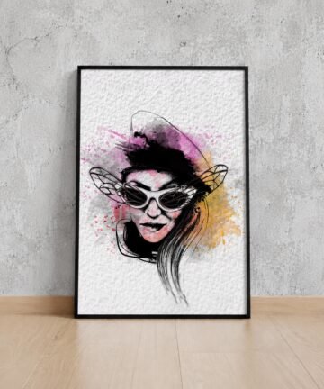 Gabélula. Acuarela digital, 30 × 42 cm. Norelys Correa