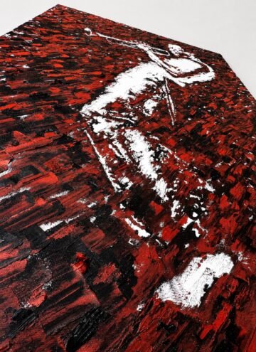 Miles Davis. Óleo, 60 × 90 cm. Norelys Correa