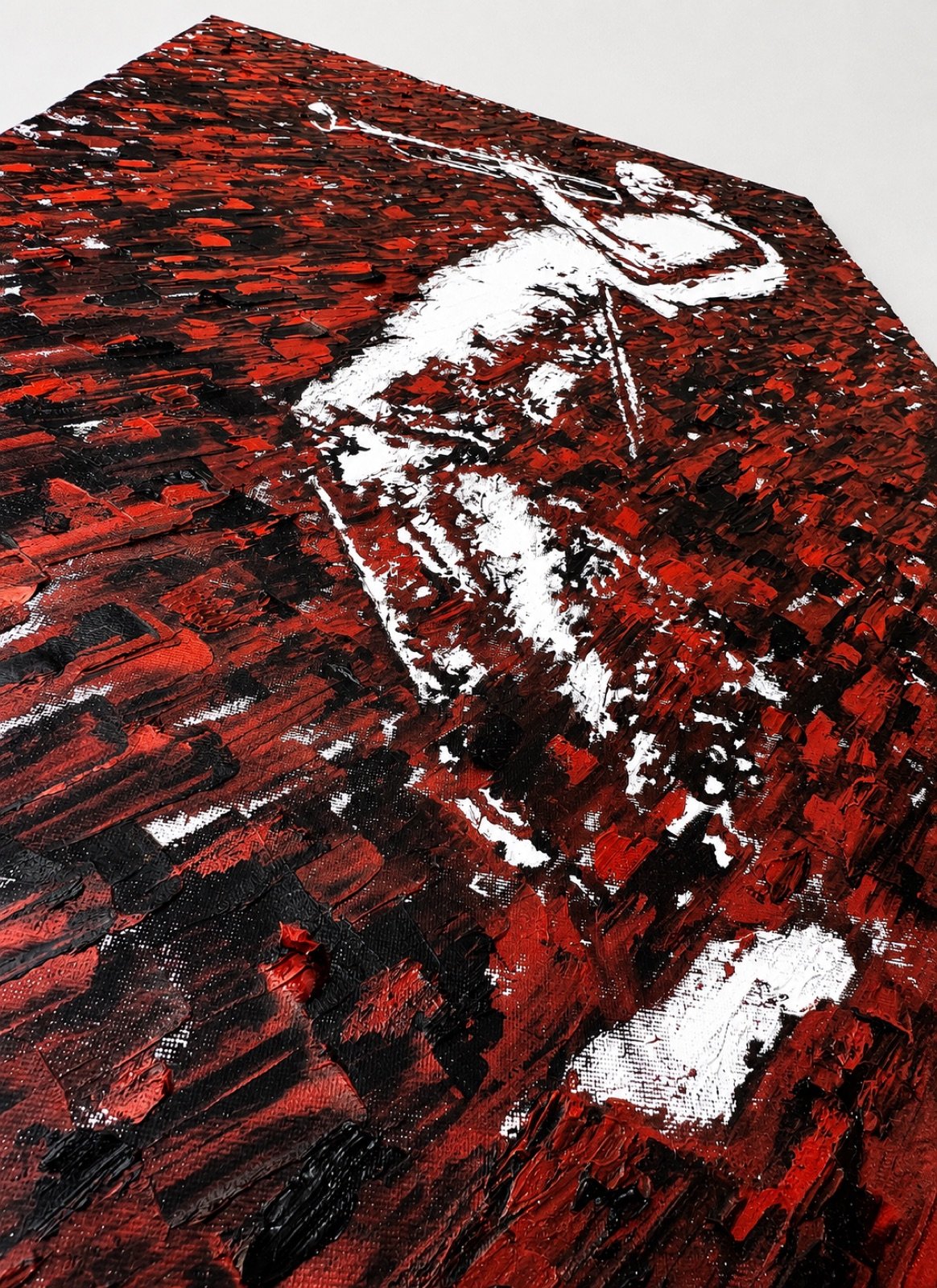 Miles Davis. Óleo, 60 × 90 cm. Norelys Correa