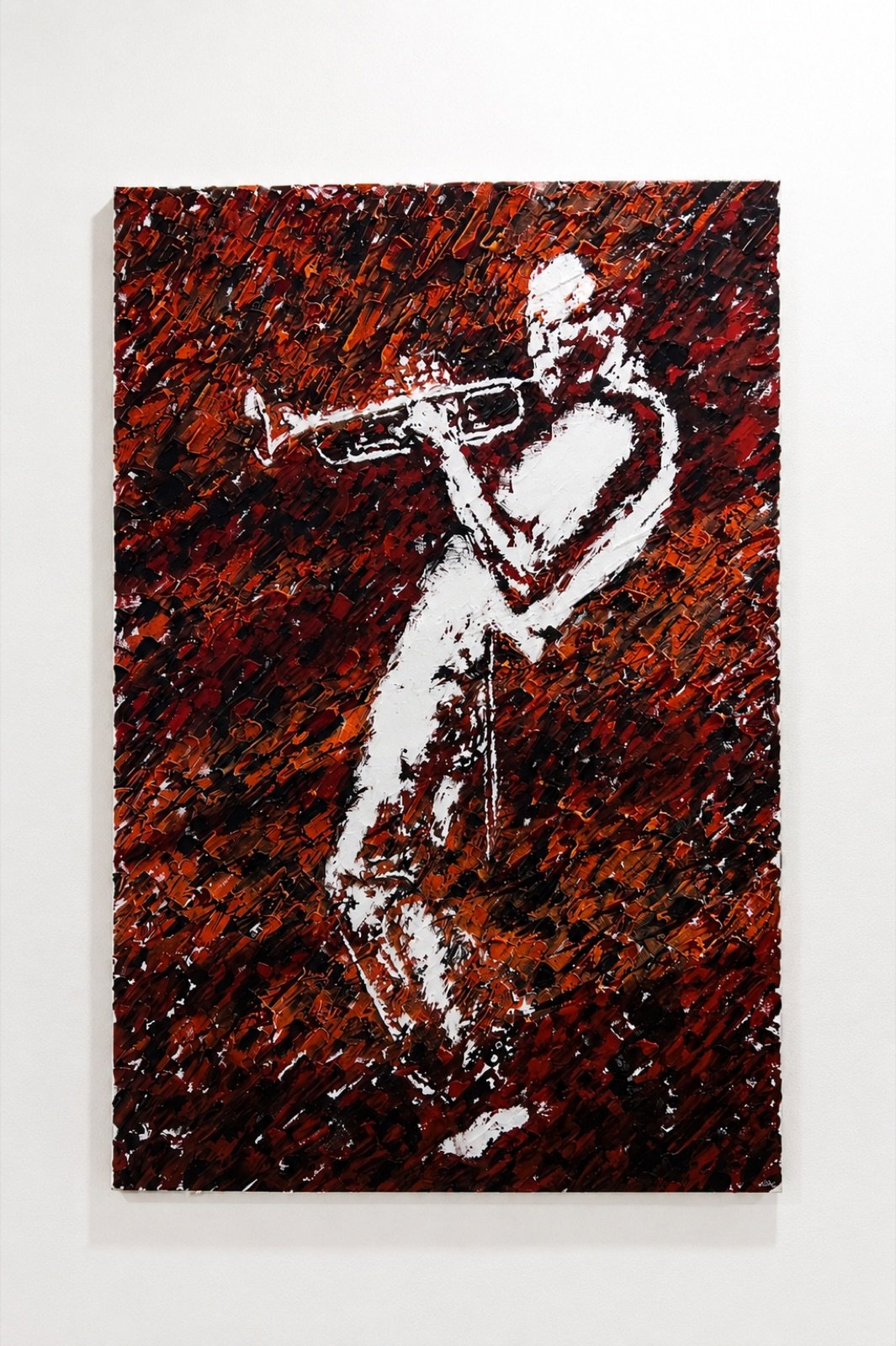 Miles Davis. Óleo, 60 × 90 cm. Norelys Correa
