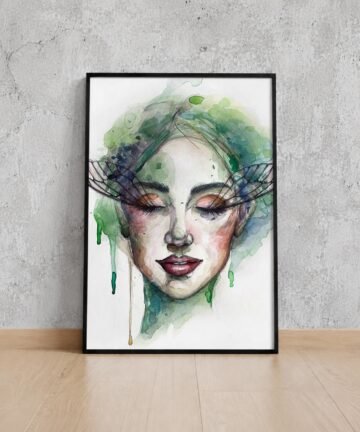 Revelación. Acuarela, 30 × 21 cm. Norelys Correa