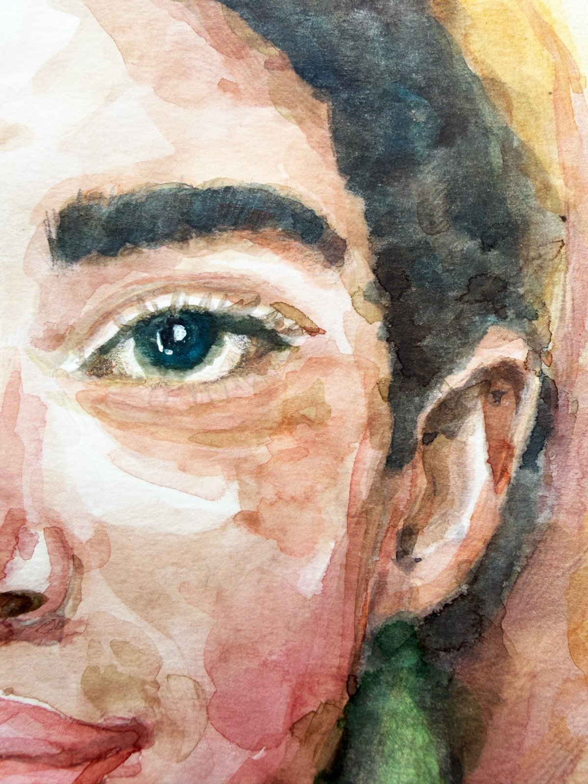 Moroccan Soul. Acuarela, 30 × 42 cm. Norelys Correa