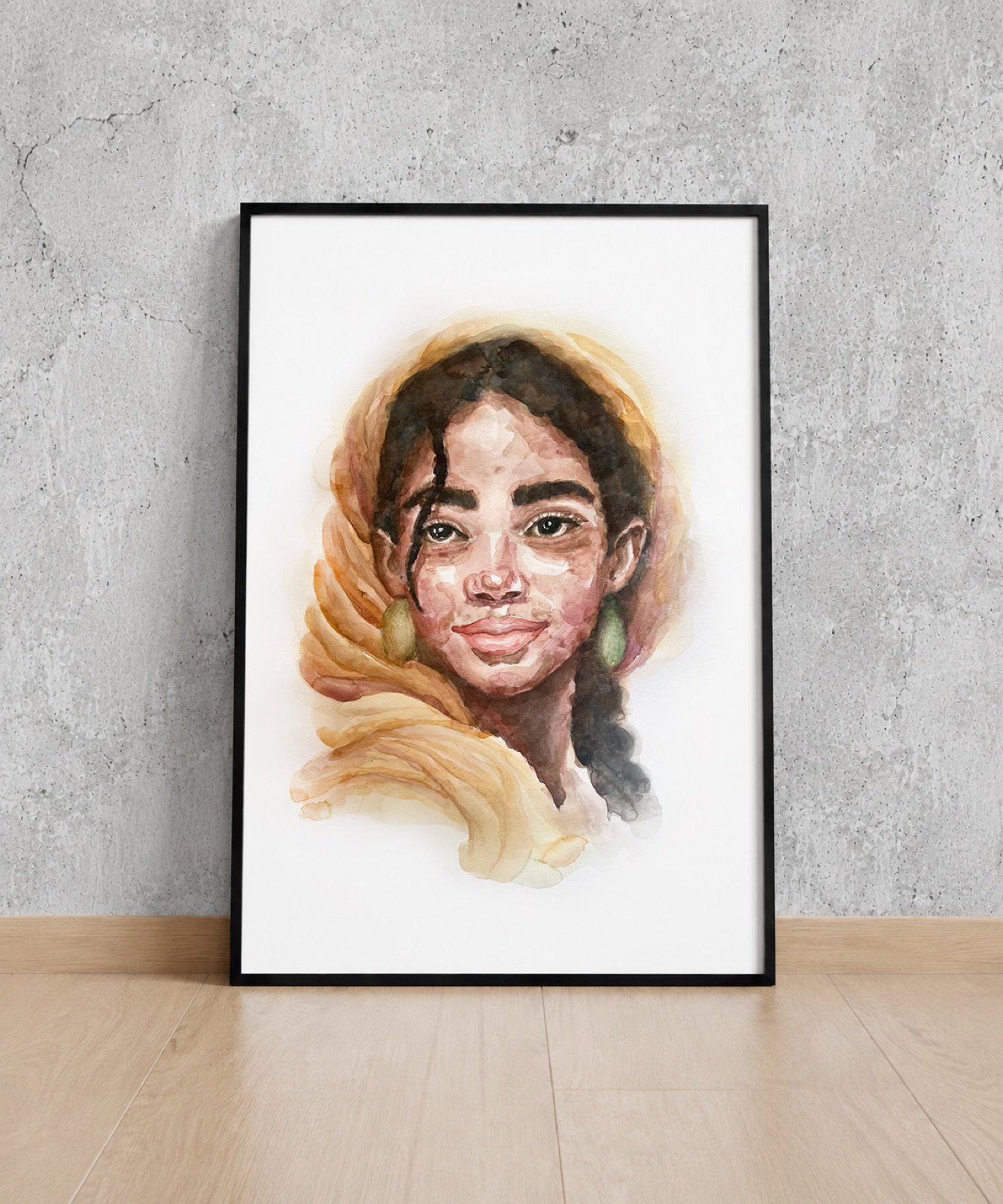 Moroccan Soul. Acuarela, 30 × 42 cm. Norelys Correa