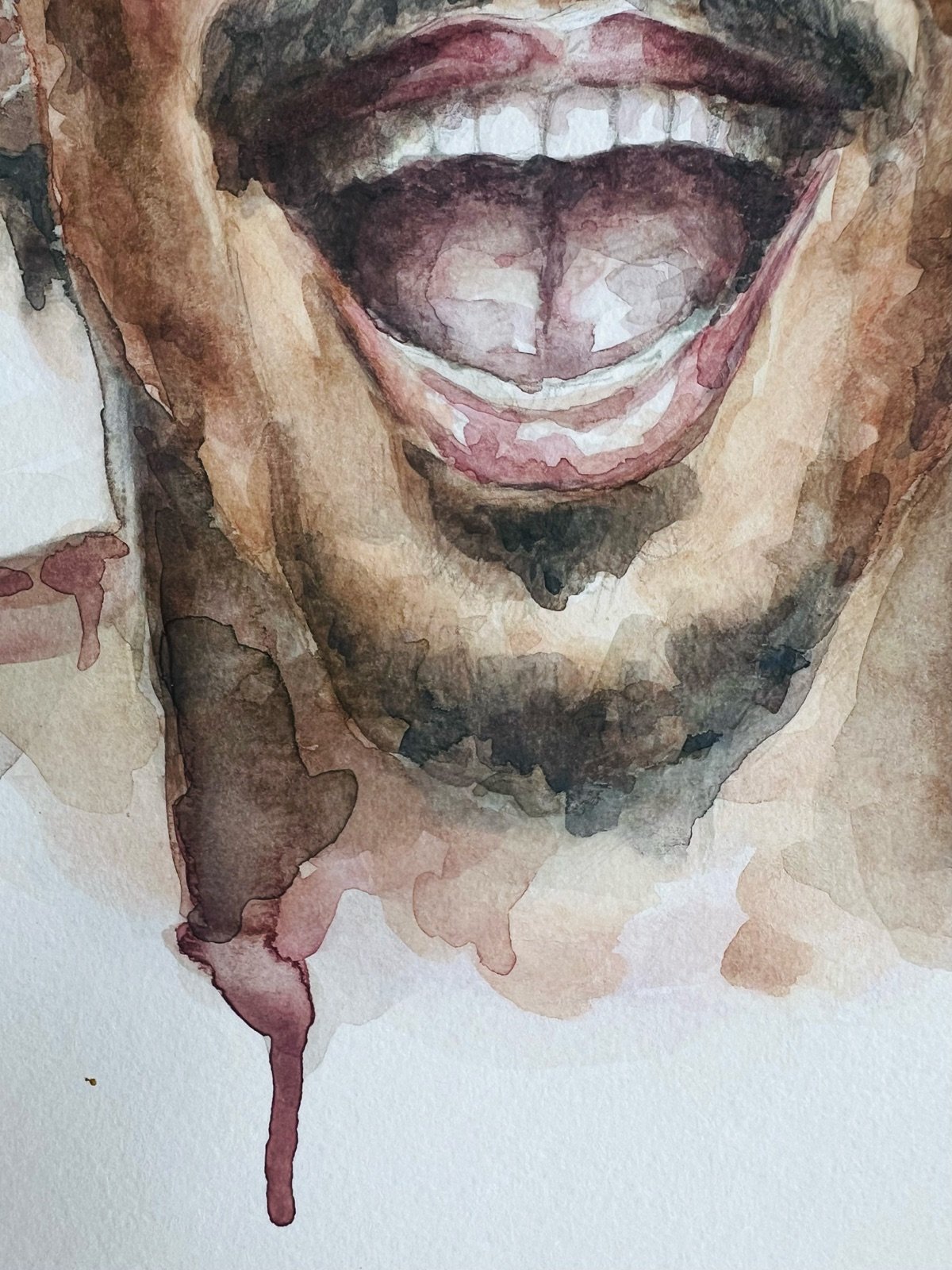 Wynwood Freedom. Acuarela, 30 × 42 cm. Norelys Correa