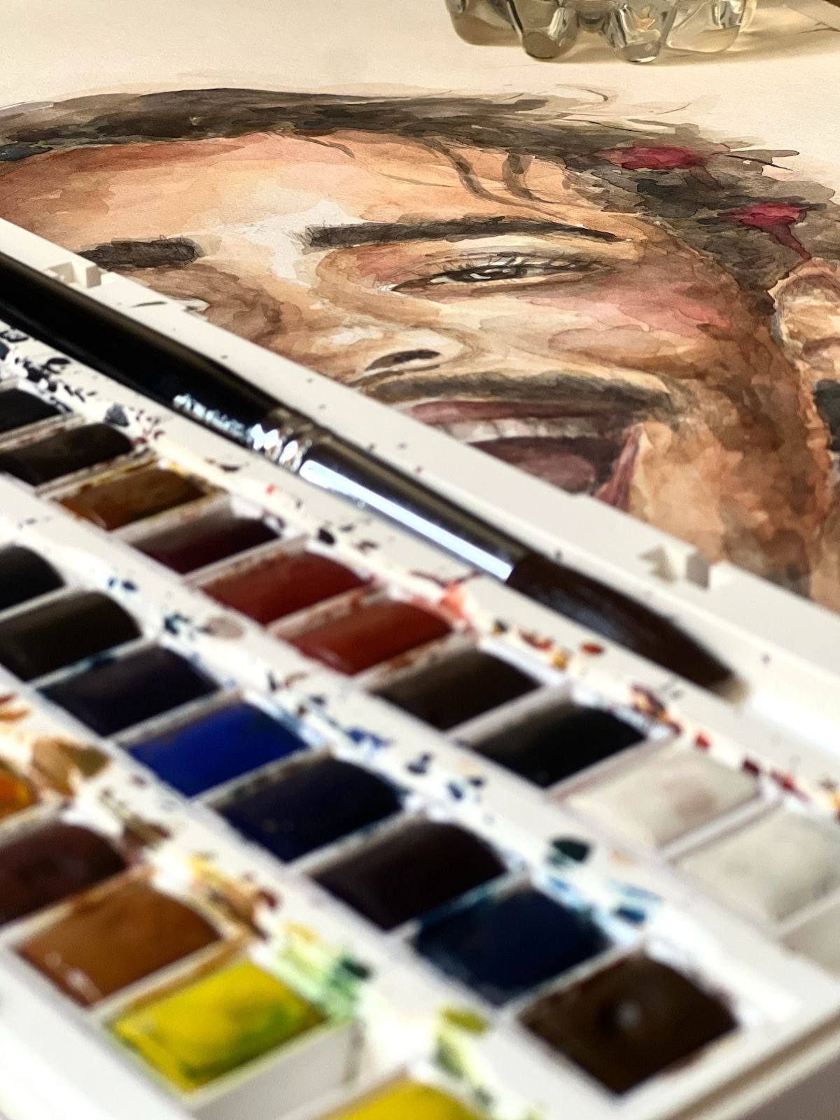 Wynwood Freedom. Acuarela, 30 × 42 cm. Norelys Correa