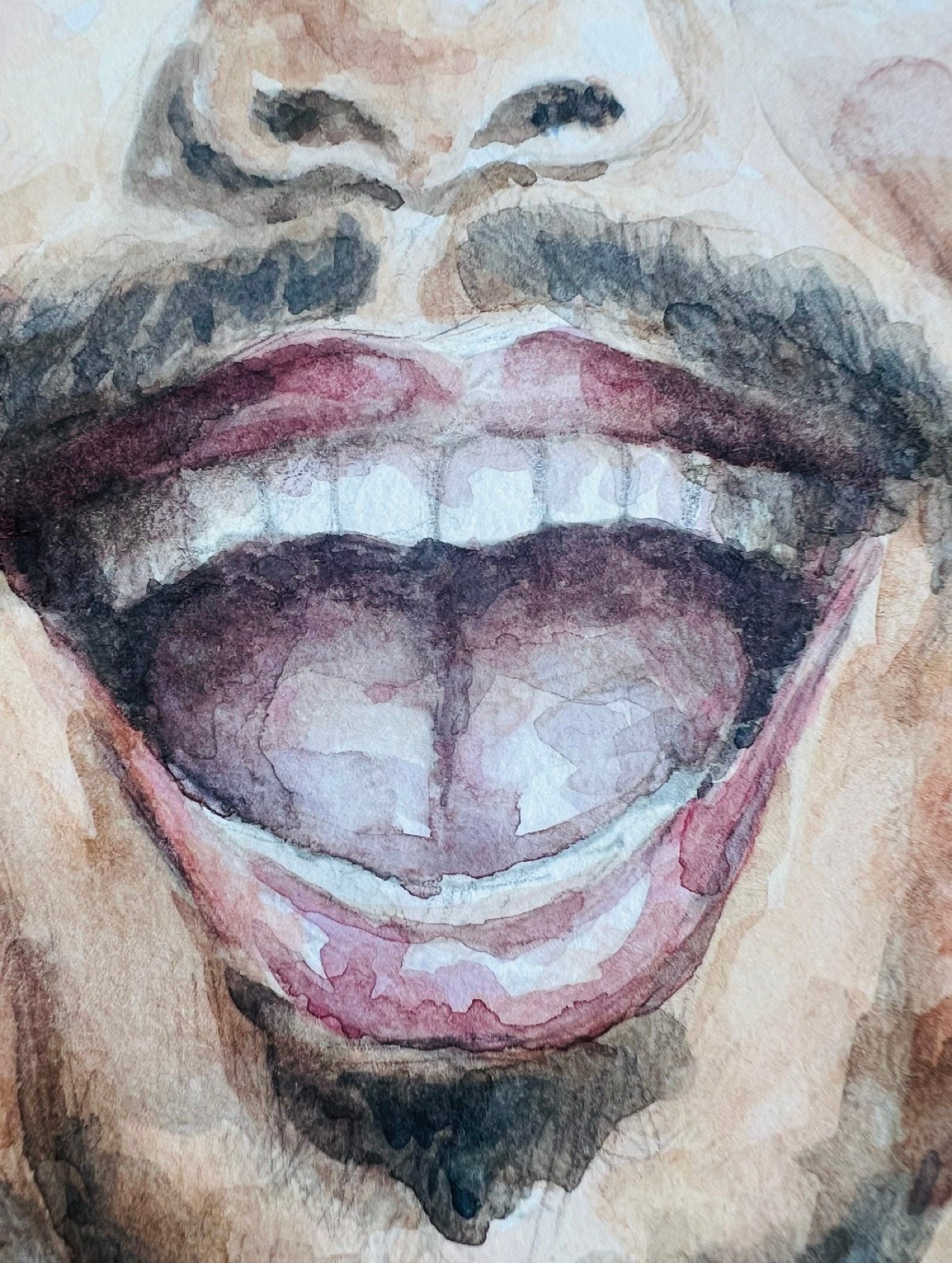 Wynwood Freedom. Acuarela, 30 × 42 cm. Norelys Correa