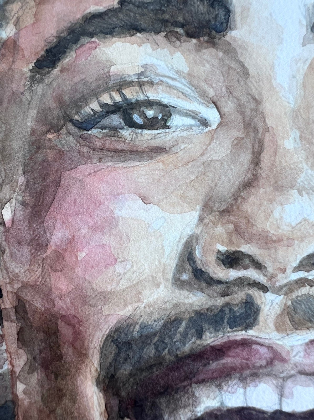Wynwood Freedom. Acuarela, 30 × 42 cm. Norelys Correa