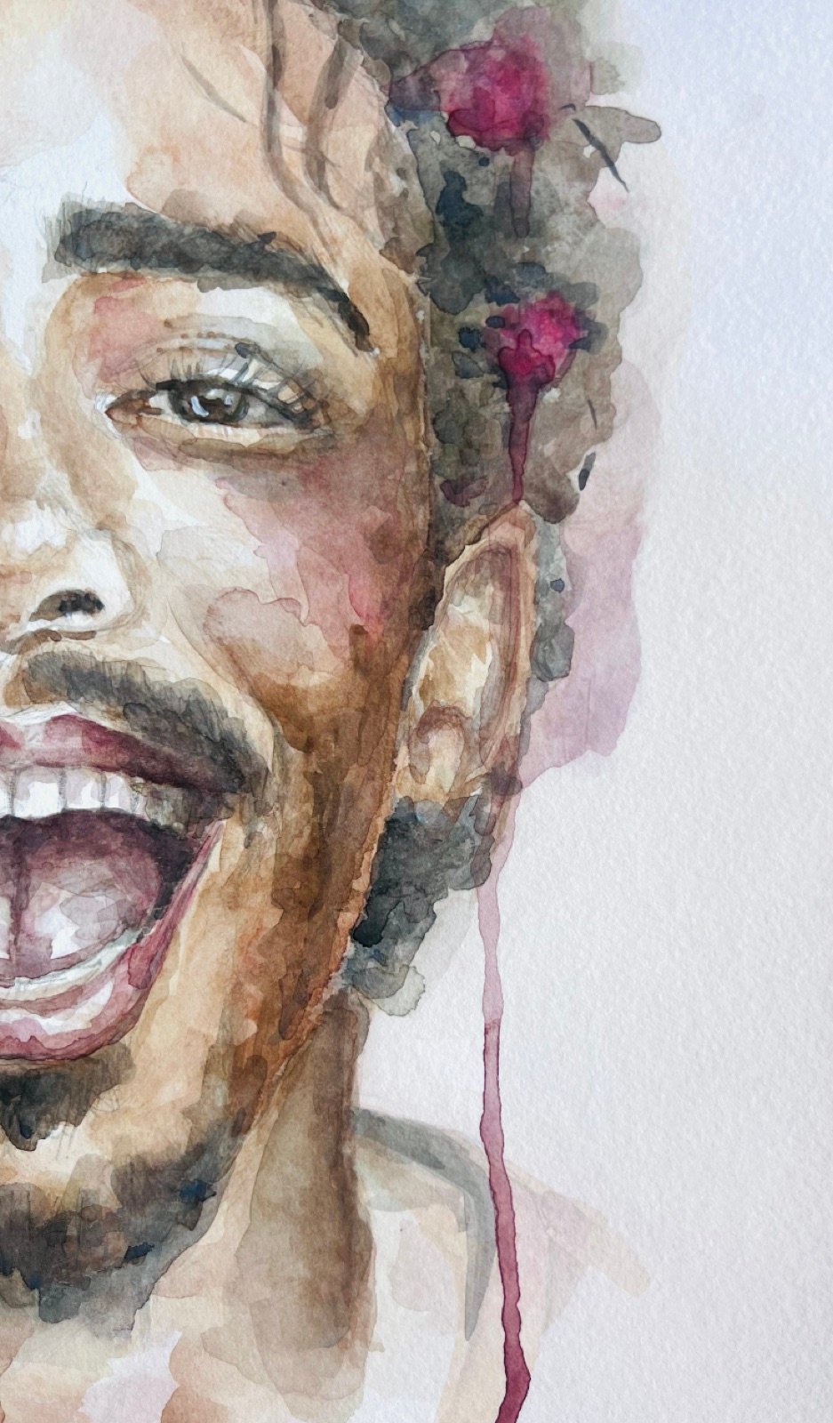 Wynwood Freedom. Acuarela, 30 × 42 cm. Norelys Correa