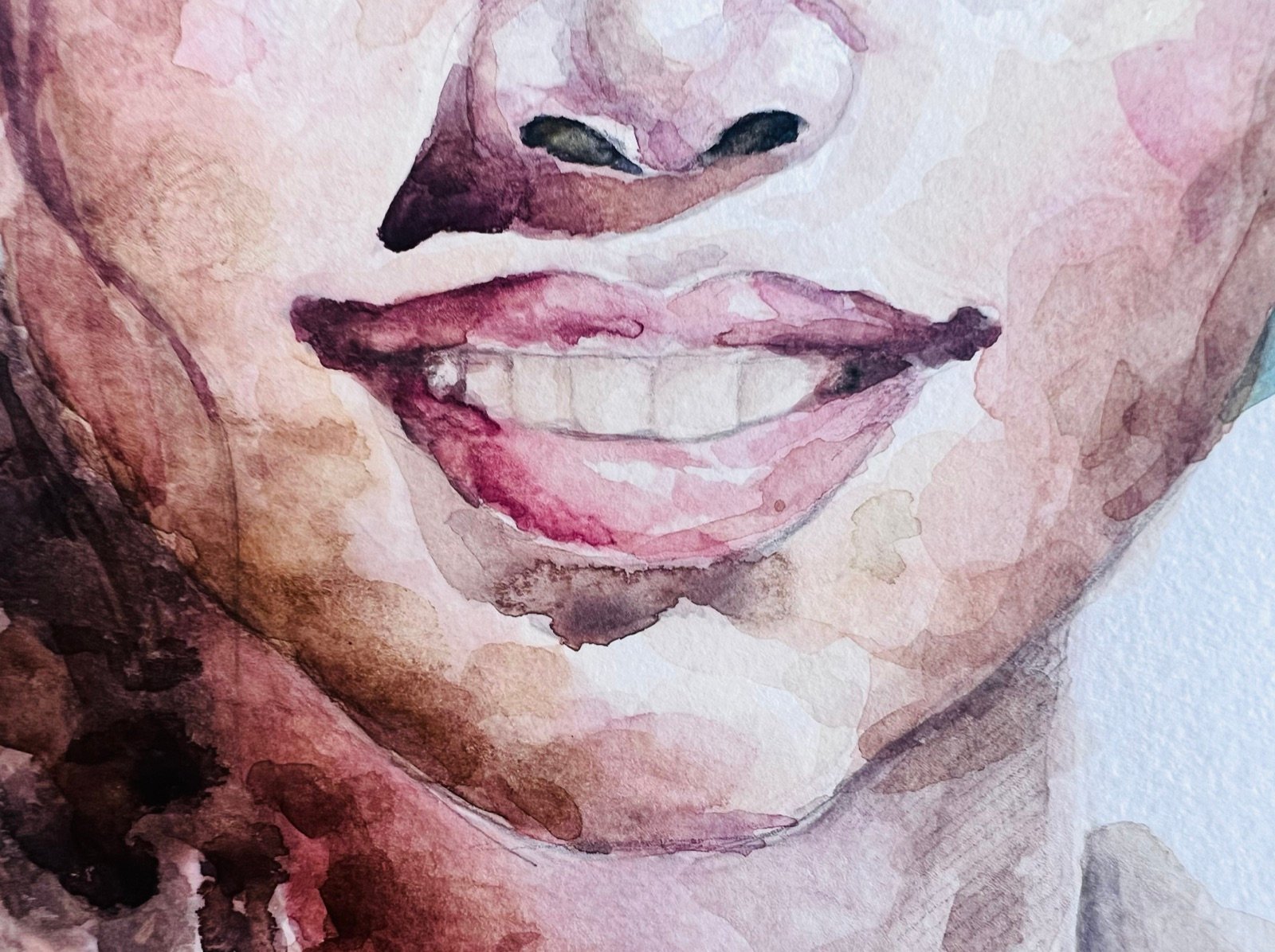 Wynwood Gaze. Acuarela, 30 × 42 cm. Norelys Correa