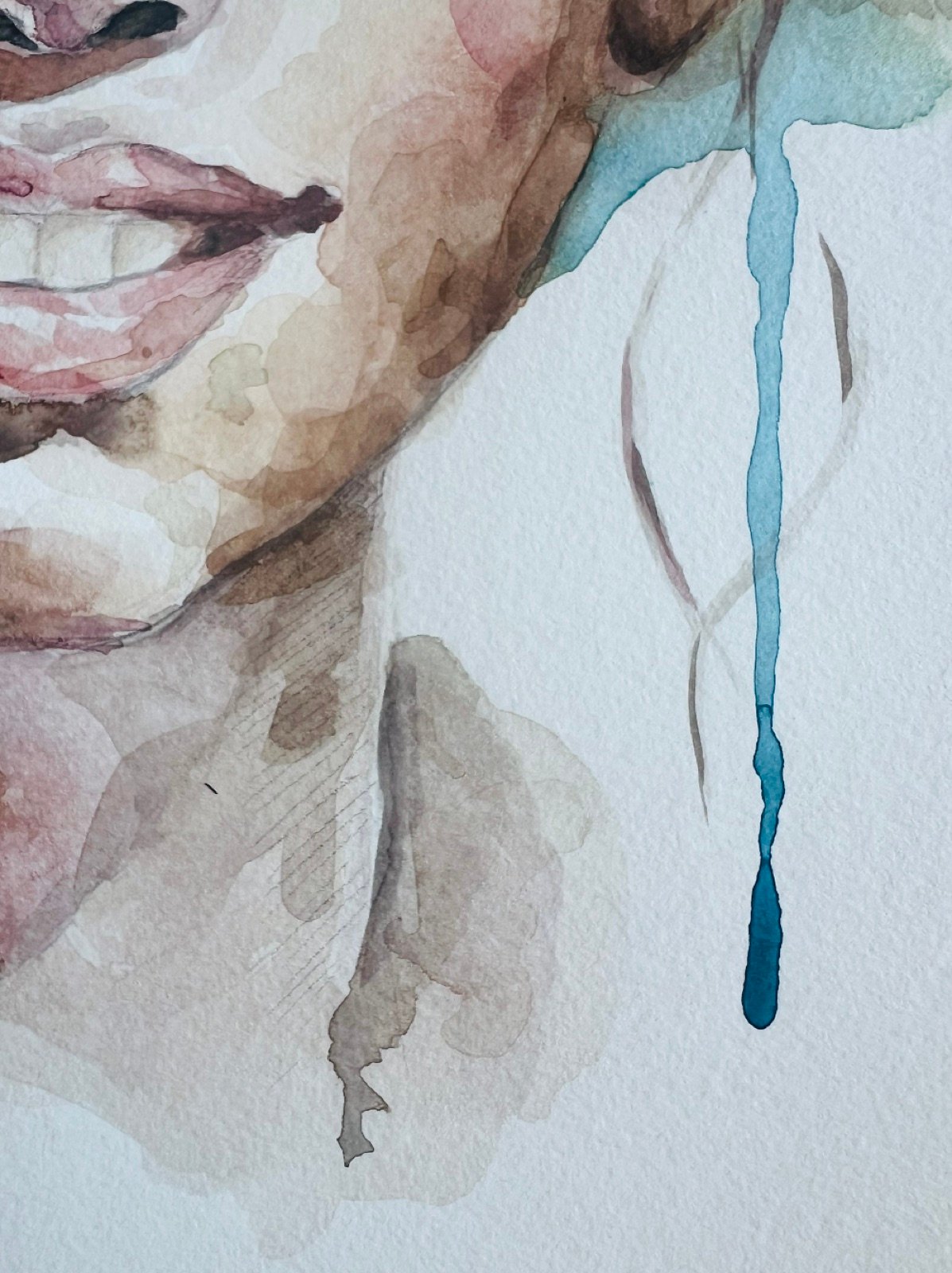 Wynwood Gaze. Acuarela, 30 × 42 cm. Norelys Correa