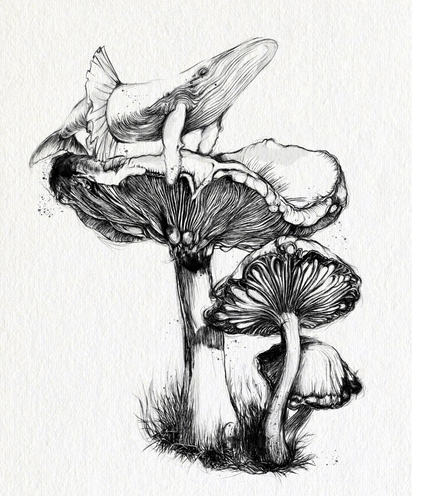 Heavy. Tinta, 30 × 21 cm. Norelys Correa
