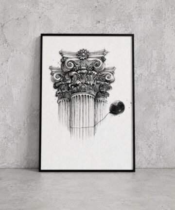 Ornate. Tinta, 30 × 21 cm. Norelys Correa