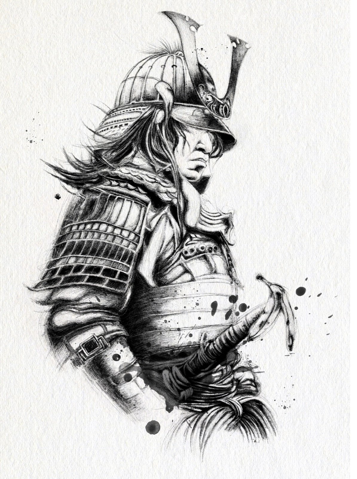 Ragged. Tinta, 30 × 21 cm. Norelys Correa