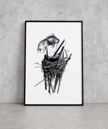 Weave. Tinta, 30 × 21 cm. Norelys Correa