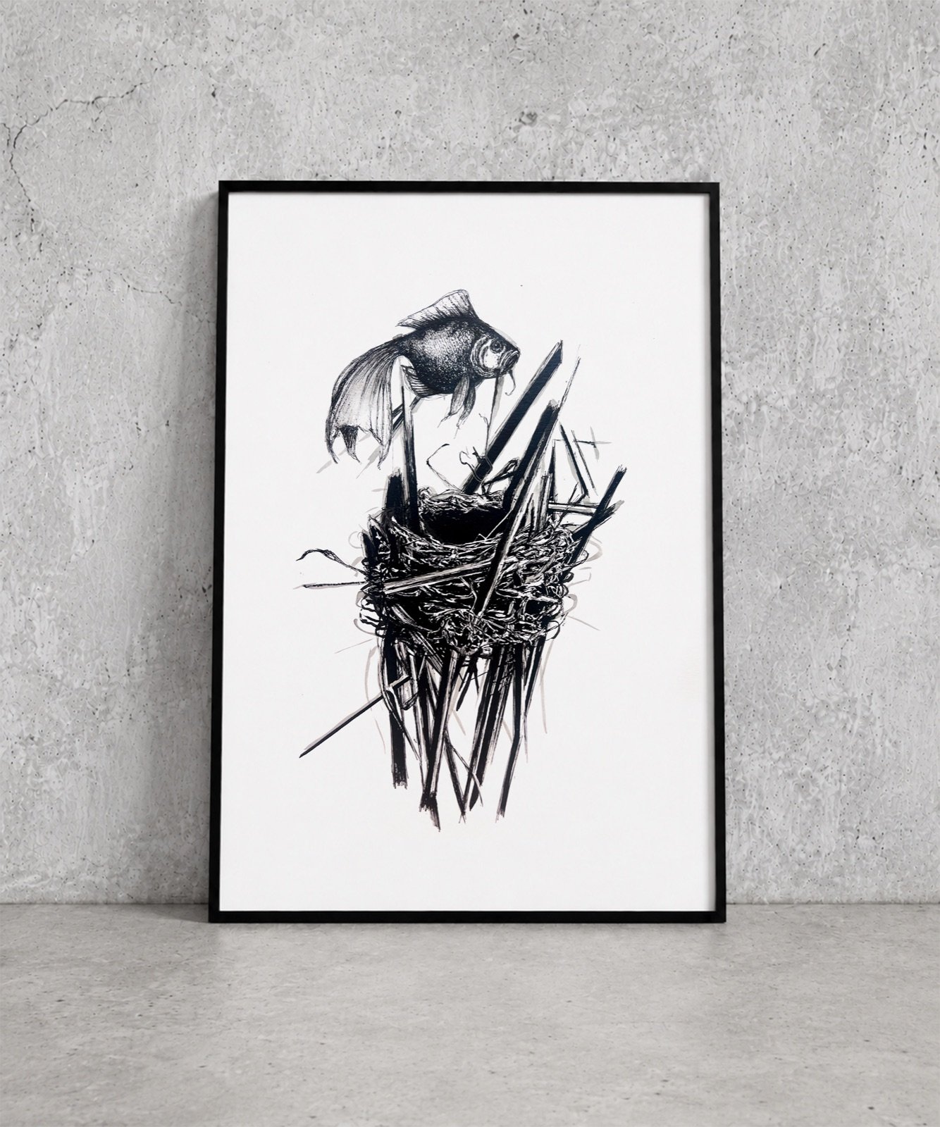 Weave. Tinta, 30 × 21 cm. Norelys Correa
