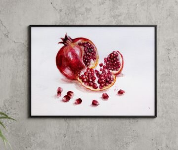 Alpujarreña. Acuarela, 30 × 21 cm. Norelys Correa