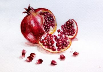 Alpujarreña. Acuarela, 30 × 21 cm. Norelys Correa