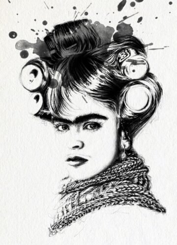 CROWN. Tinta, 30 × 21 cm. Norelys Correa